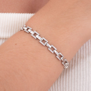 Pulseira Elos de Brilho Reluzente